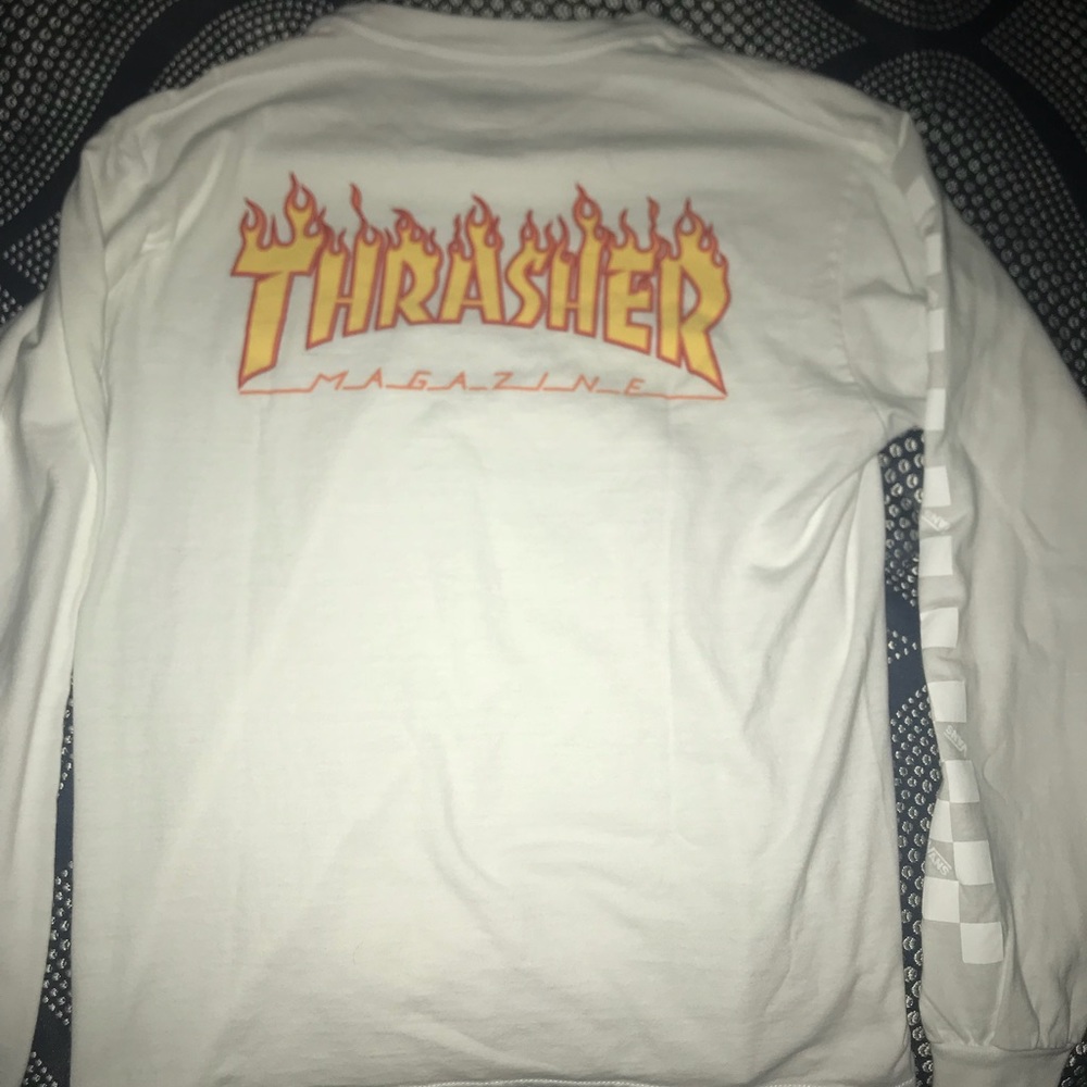 Vans x Thrasher Magazine Long Sleeve Tee (S)